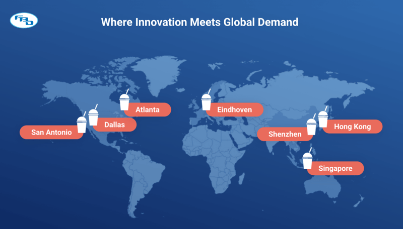 FBD Frozen Beverage Machines World Distribution Locations