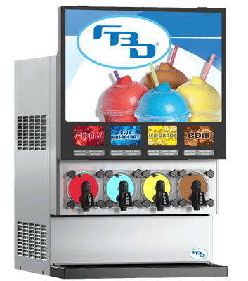 FBD-Frozen-Beverage-Dispenser-774-4-Barels-4-Flavors