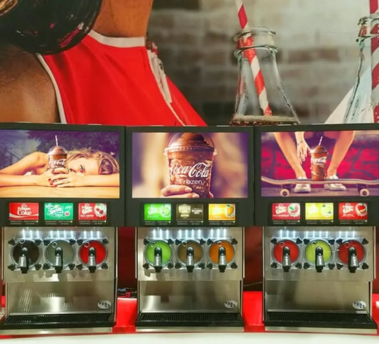 coke freeze commercial frozen drink machine