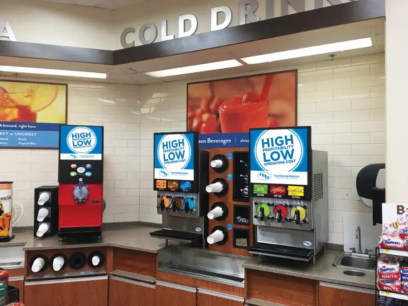 Frozen drink slush machine hot sale