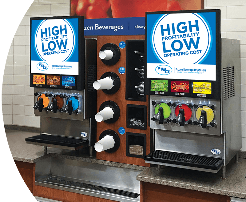 Frozen Beverage Dispensers Frozen Drink Machine FBD