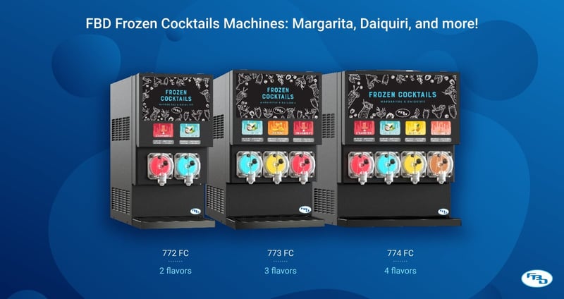 FBD-Frozen-Cocktails-Machines-77XFC-Series-up-to-four-barrels-and-flavors