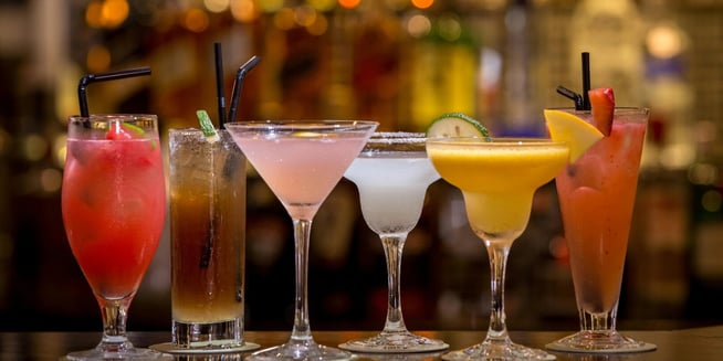 Frozen Cocktails in Bars and Restaurants